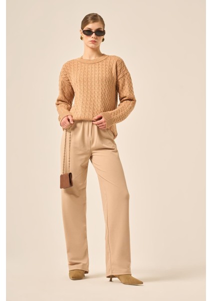 Kadın Saç Örgü Kazak Bisküvi 20882 indirimleri