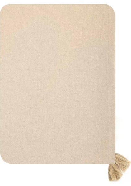 Soft Lole Püsküllü Runner - Bej - 50X150 cm