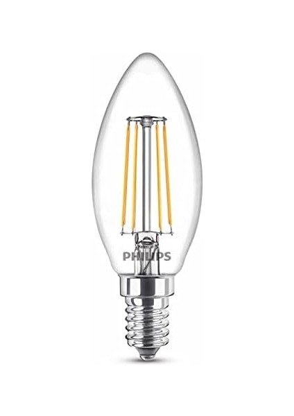 LED 40W B35 LED Mum Filament Ampul, 2700K Sarı Işık, E14 Duy, Dim Edilmez, 2'li Ekopaket fiyatları