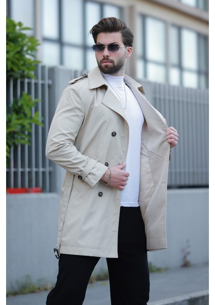 Erkek Premium Apoletli Deri Trençkot & Pardesü fiyatları