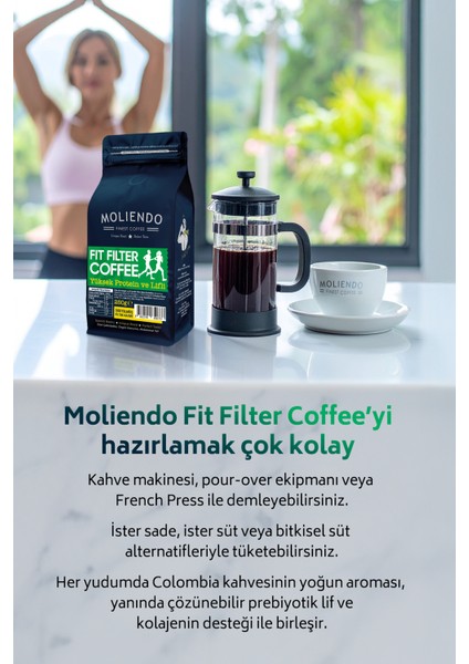 Moliendo Fit Filtre Kahve (Öğütülmüş Filtre Kahve) 250 G