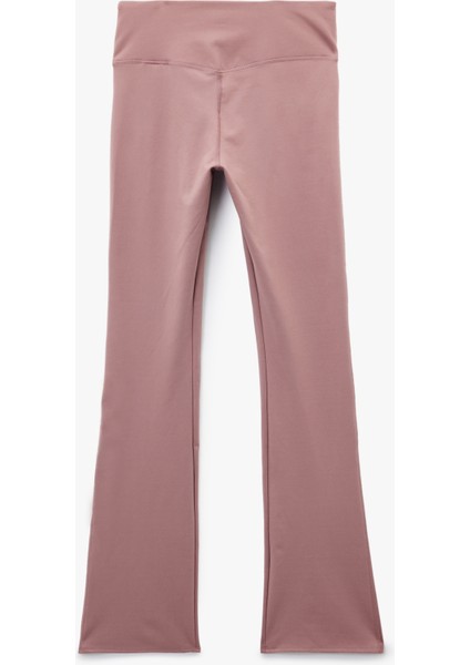 Yüksek Bel Ispanyol Paça Dikiş Detaylı Spor Tayt fiyatları