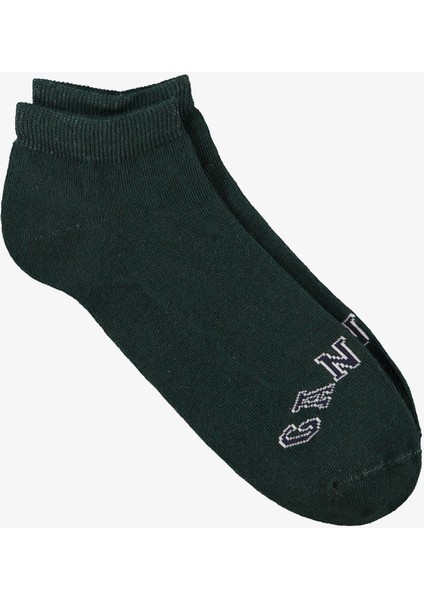 Unisex Yeşil Logolu Çorap