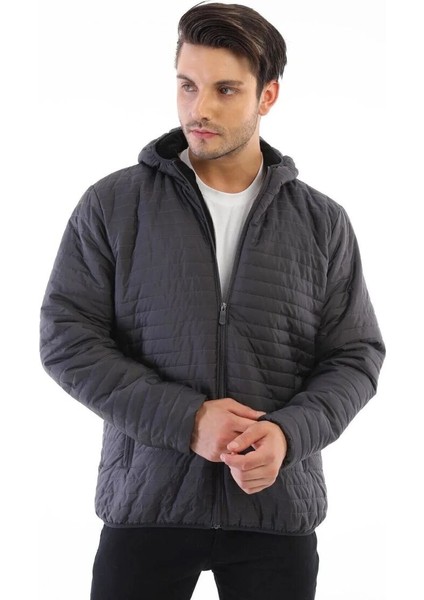 Içi Astarlı Su ve Rüzgar Geçirmez Cepli Kapüşonlu Erkek Mont fiyatları