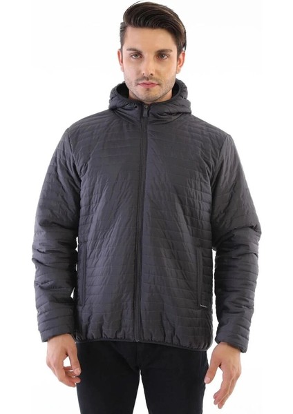 Içi Astarlı Su ve Rüzgar Geçirmez Cepli Kapüşonlu Erkek Mont modelleri