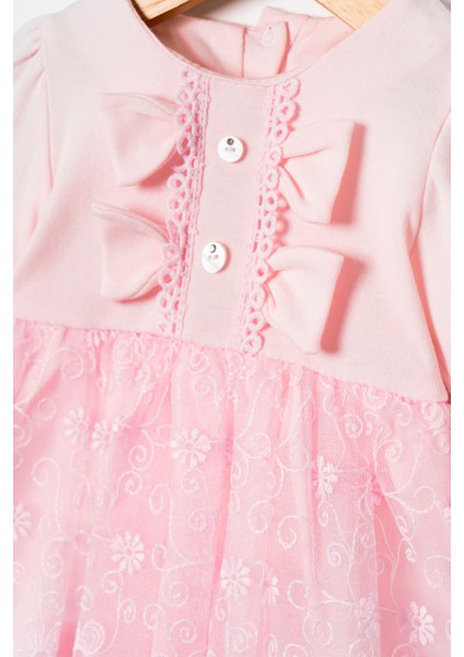 Kız Bebek Mevlütlük Elbise Bandanalı Dantelli fiyatları