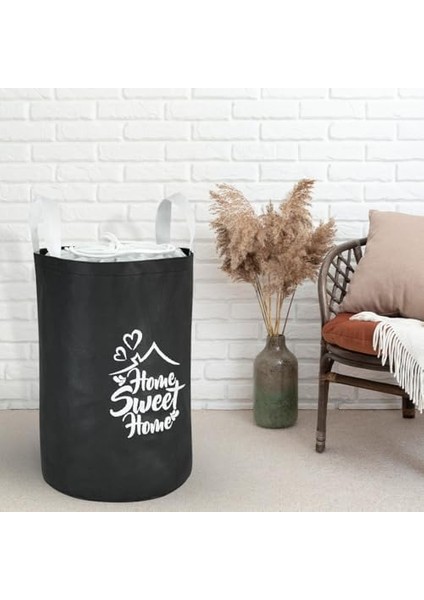 Çamaşır Sepeti - Katlanır Çamaşır Sepeti - Oyuncak Sepeti (Siyah) modelleri