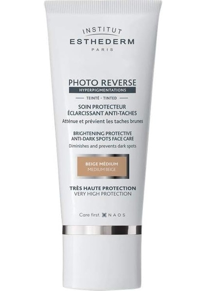 Instıtut Esthederm Parıs Photo Reverse Tinted Medium Beige 50 ml fiyatları