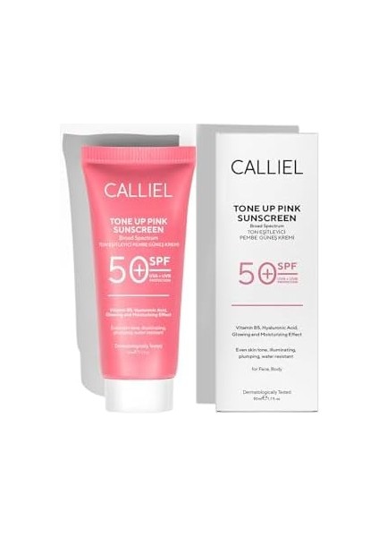 Calliel Tone Up Pink Güneş Kremi 50 ml fiyatları