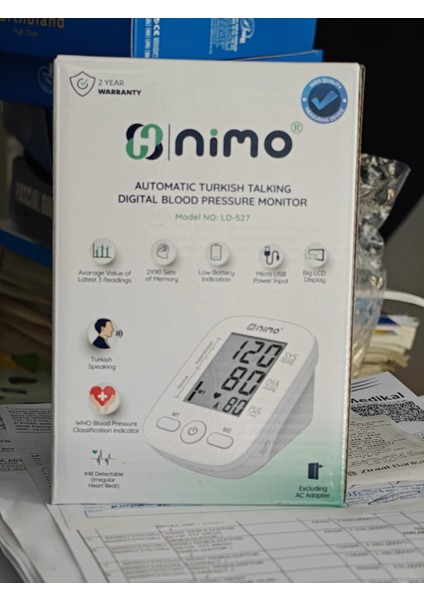 LD-527 Otomatik Türkçe Konuşan Koldan Ölçer Tansiyon Aleti