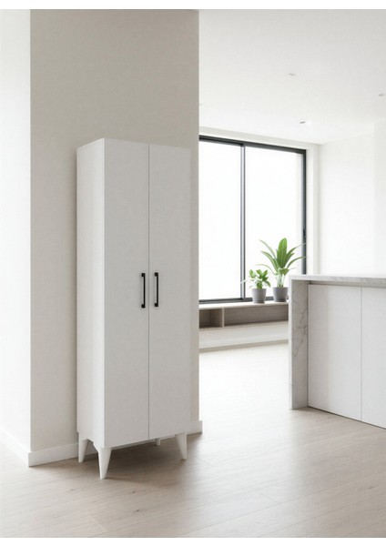 Aruat 6 Raf'lı Mutfak & Banyo Çok Amaçlı Kulanılabilen Kapaklı Dolap fırsatları