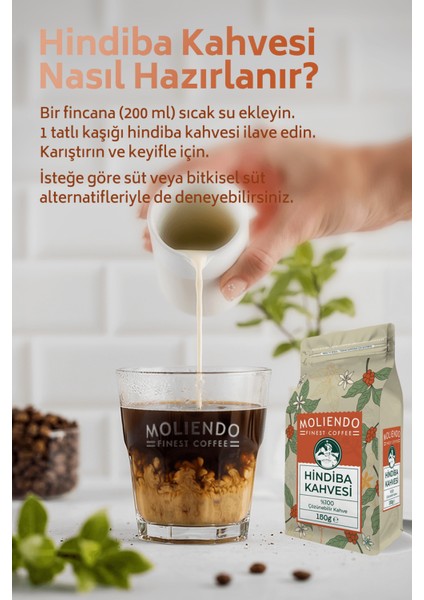 Moliendo Hindiba Kahvesi 4 Al 3 Öde fırsatları