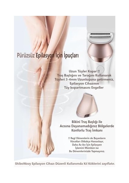 Shibowavy Jolvena 6 Başlıklı Yüz Epilatörü fiyatları