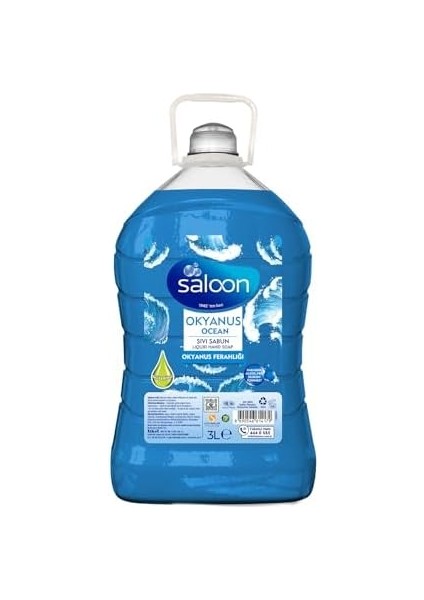 Saloon Sivi Sabun Okyanus Ferahliği 3 L