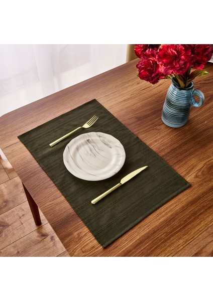 Soft Breeze 2'li Amerikan Servis - Haki - 30X50 cm