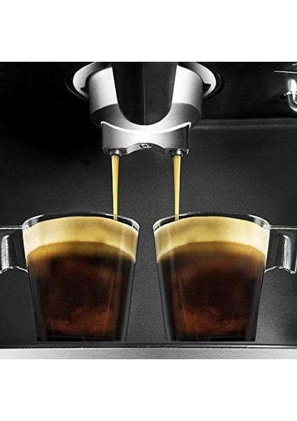 Cumbia Power Espresso 20 Barista Aromax Espresso Makinesi, 2900W, 2 Isıtma Sistemi, 20 Bar Basınç Pompası,, Çift Çıkışlı Filtre Tutucu ve 2 Filtre (Basic) modelleri