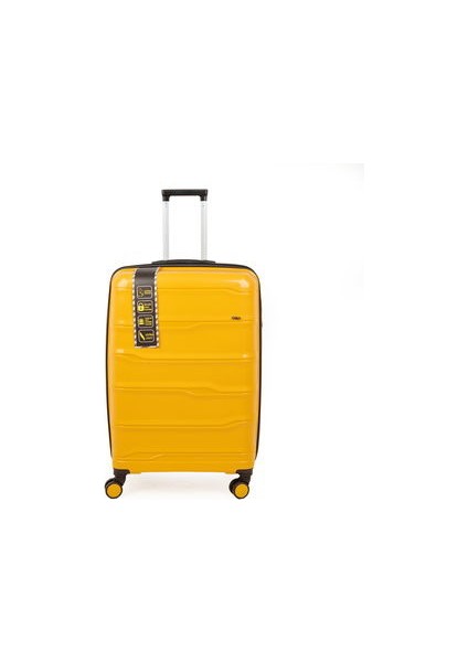 Pp Büyük Boy Valiz - Hardal - 77X45X32 cm