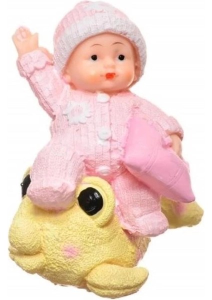 Hediyelik Sevimli Pembe Bebek Biblo Polyester Süs Eşyası modelleri