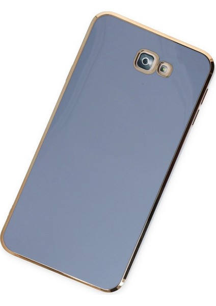 Samsung Galaxy J7 Prime Kılıf Volet Silikon - Mavi