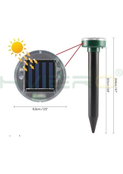 Güneş Enerjili Yılan Akrep Köstebek Böcek Fare Kovucu Pil Gerekmez fiyatları