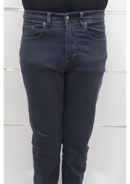 Fistan Store Erkek Açık Lacivert Yüksek Bel Rahat Kesim Boru Paça Jean Pantolon fiyatları
