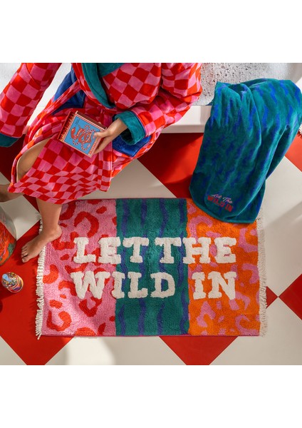 Punjab Püsküllü Pamuk %100 Pamuk Banyo Paspası 60X90 cm Renkli fırsatları