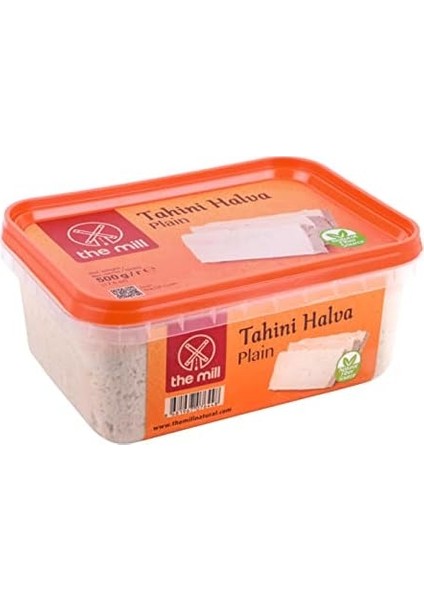 The Mill Tahin Helvası (Sade) 500 G Pet - Doğal Lif Kaynağı - Helal - Veganlara Uygun - Doğal Olarak Işlenmiş - Atıştırmalık ve Kahvaltı Için Ideal - Kimyasal Içermez - Enerji Kaynağı - Lezzetli modelleri
