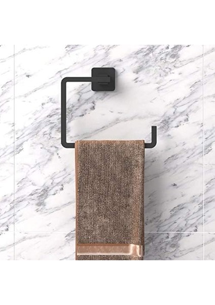 11.MG.335.01 Ömür Boyu Paslanmaz Havluluk Mat, Siyah, Small fiyatları