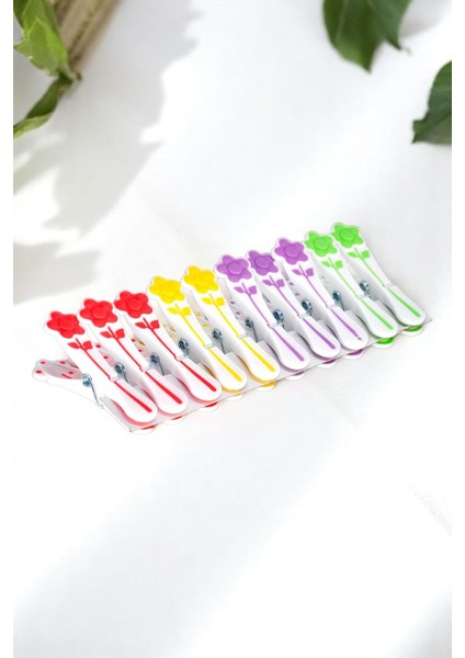 Desenli Silikon Mandal, Beyaz, 30 Adet