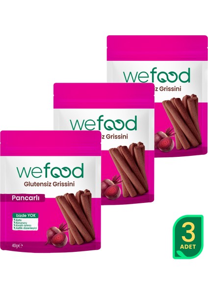 Glutensiz Grissini Pancarlı 40 G 3'lü