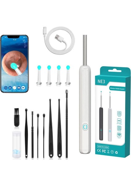 PM-24064 Endoskop Kameralı Kulak Temizleme Seti fırsatları