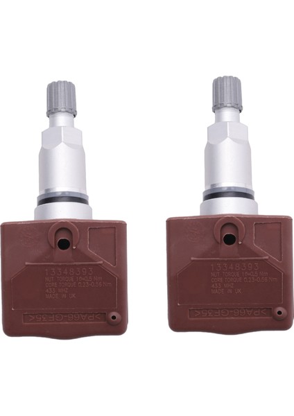 2x 13348393 Opel Zafira C Astra Insignia 433MHZ Için Lastik Basınç Sensörü Tpms (Yurt Dışından)