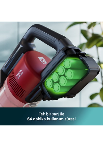 6000 Serisi XC6552/01 Kablosuz Dikey Süpürge