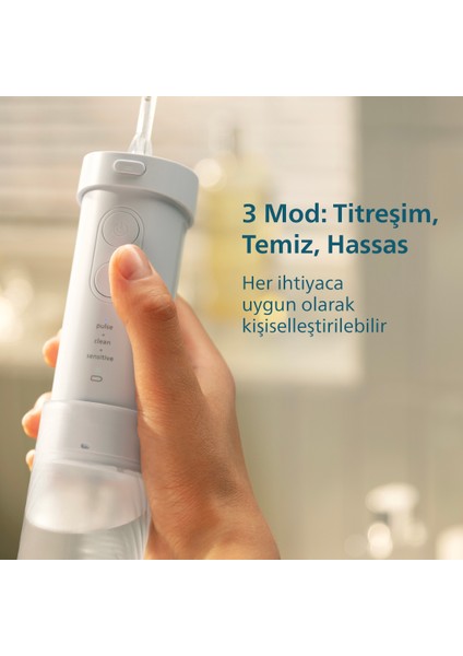 Sonicare Ağız Duşu HX3333/24 - 360° Başlık + Yedek Başlık , 200 Ml, 14 Gün Şarj Süresi , Taşınılabilir fırsatları