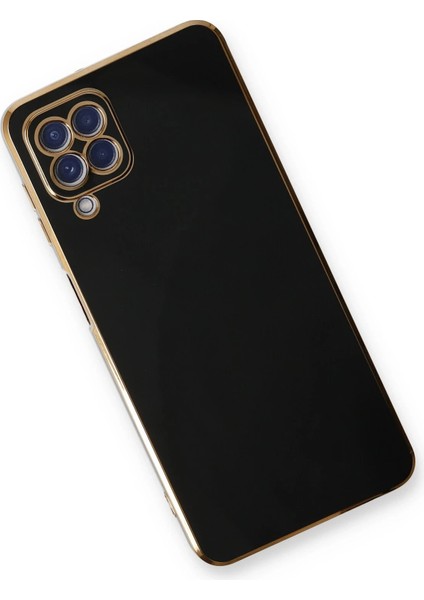 Samsung Galaxy A22 Kılıf Volet Silikon - Siyah