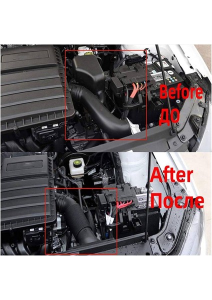 2x Araba Emme Borusu Modifikasyonu Hava Girişi Hava Giriş Borusu Skoda Rapid Yeni Santana Jetta -Polo 2014-2019 1T0805971 (Yurt Dışından) modelleri