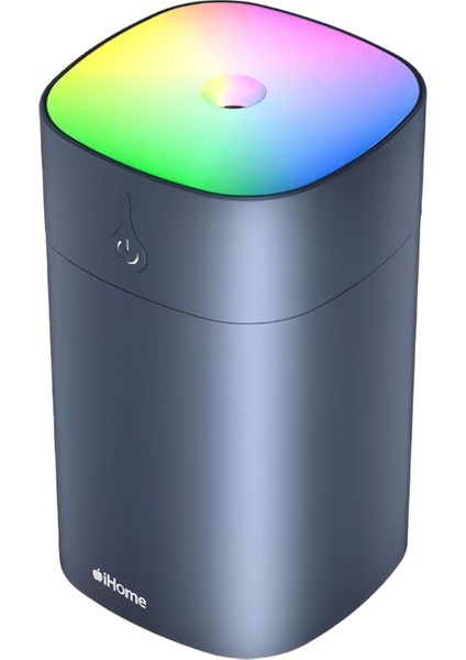 Rgb Renkli Aromaterapi Difüzör ve Ultrasonik Hava Nemlendirici Buhar Makinesi (Siyah, 400ML)