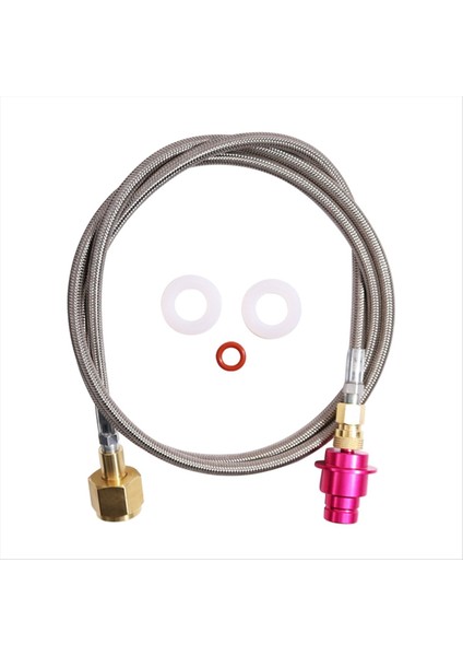 Co2 Adaptörü Suncu Bağlantı Hosisi 1 5 M Su Karbaratör Duo/terra/art ile Uyumlu Daha Büyük Co2 Şişeleri Için 1 5 M W21 8 (Yurt Dışından) fırsatları