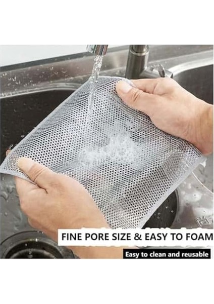 5 Adet Çizmez Bulaşık Teli - Yeniden Kullanılabilir fiyatları