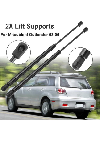 2x Liftgate Tail Kapısı Kapı Yay Gaz Asansör Mitsubishi Outlander Için Şokları 2003-2006 (Yurt Dışından) fiyatları