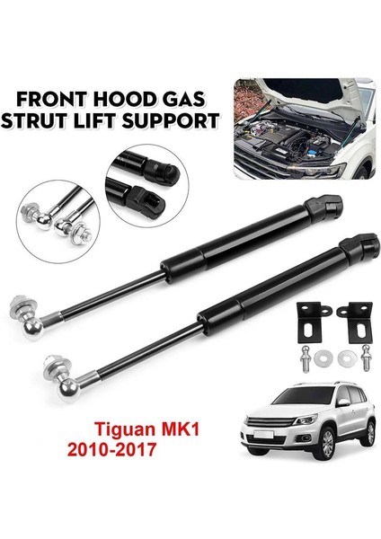 2pcs Ön Motor Kapağı Bonnet Kaput Gaz Dikme Çubukları Tiguan Mk1 2010-2017 Için Gaz Yaylı Şok Kaldırma Destek Çubuğu (Yurt Dışından) fırsatları