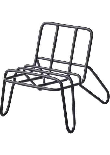 Alaşımlı Çelik Krubbet Cep Telefonu Tutucu, Siyah