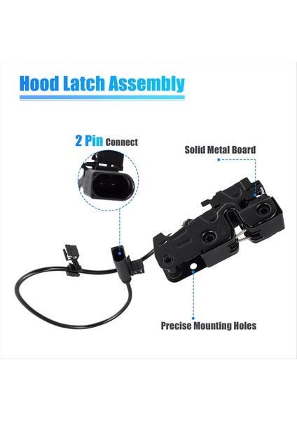 8K0823509F 8K0-823-509-D Araba Hood Mandal Audi A4 A4 A5 Q5 R8 R8 Rs5 S4 Sq5 Için Montaj (Yurt Dışından) fırsatları