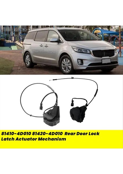 Kia Sedona Karnavalı Için Araba Arka Kapı Kilit Mandalı Aktüatör Mekanizması 2006-2014 Hyundai Entourage 81420-4D010 814204D010 R (Yurt Dışından) modelleri