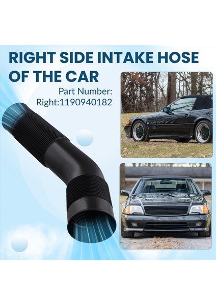 Mercedes Benz SL500 500SL M119 Araç Hava Temizleyici Alım Hortum Borusu A1190940182 Sağ (Yurt Dışından) indirimleri