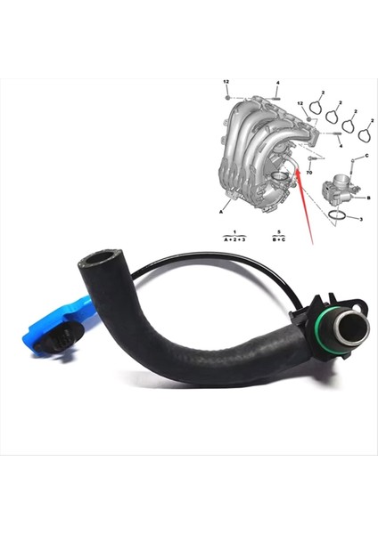 Peugeot 508 Için Citroen C5 Için Emme Manifoldu Egzoz Valfi 2 3 Deplasman EW12J4 Motor Bağlantı Valfı (Yurt Dışından) modelleri