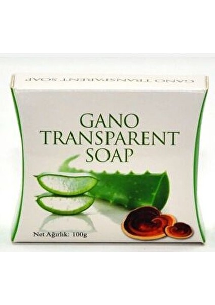 Gano Şeffaf Sabun Ganoderma Lucidum ve Aloe Vera Özlü 100 gr Cilt Bakımı İçin modelleri