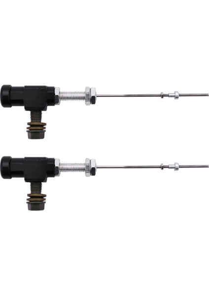 2x Motosiklet Hidrolik Debriyaj Ana Silindir Çubuk Fren Pompası M10X1 25MM Alüminyum Siyah (Yurt Dışından)