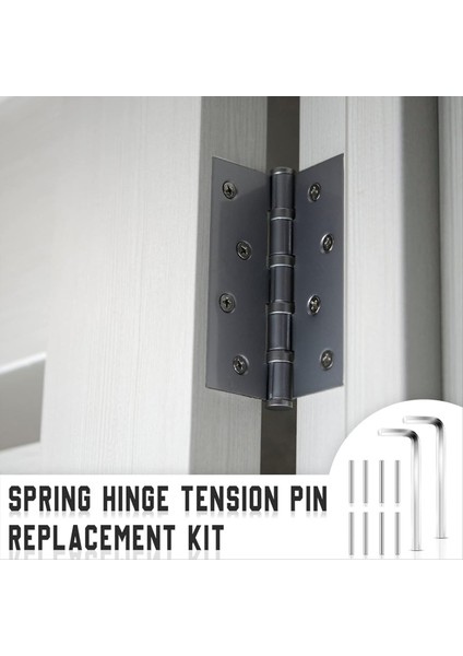 Kapı Kapatma Menteşe Pimi Yay Yüklü Yay Menteşe Gerilim Pimi Değiştirme Kiti Kendi Kendini Kapatma Için Metal Pim Çivi Kapı Menteşe (Yurt Dışından) fırsatları