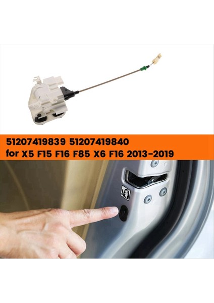 Sol Ön Kapı Kilidi Aktüatörü 51207419839 51-20-7-419-839 Bmw X5 F15 F85 2014-2017 X6 F16 2018 Kapı Mandal Mekanizması (Yurt Dışından) indirimleri